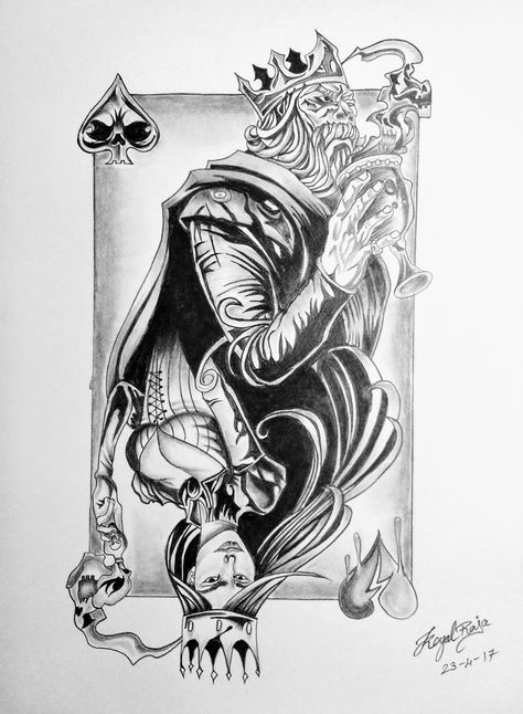 Cards, King, Queen King Queen Card Tattoo, King And Queen Art, Cool Little Tattoos, Card Tattoos, Angry Faces, Queen Tattoo Designs, King Queen Tattoo, Poker Tattoo, Playing Card Tattoos