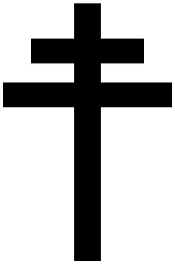 The Cross of Lorraine, chosen by General Charles de Gaulle as the symbol of the Résistance French Resistance, Free In French, Sigil Magic, Living History, Roman Catholic, Coat Of Arms, Word Art, Lorraine, Small Groups