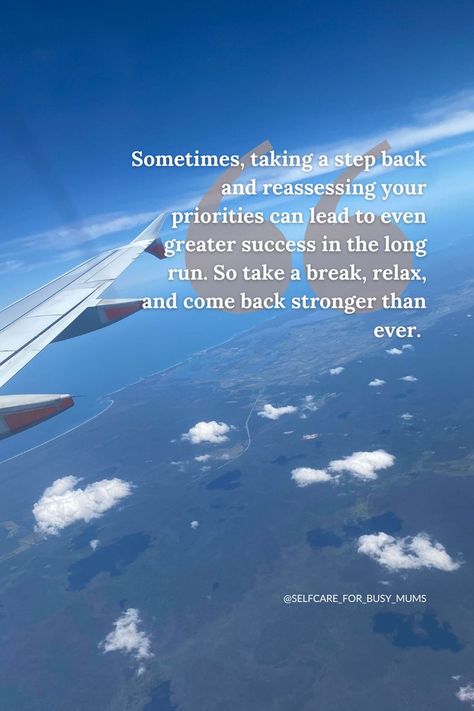 Slowing down doesn't mean you're not making progress. Sometimes, taking a step back and reassessing your priorities can lead to even greater success in the long run. So take a break, relax, and come back stronger than ever. This might look like a day, a month or even a year. I know I had to take a year off. I really needed to heal and recover. Take your time. Work hard to rest and stay motivated. Busy Mum, Take A Step Back, Long Run, Take Your Time, Step Back, Stay Motivated, Take A Break, Slow Down, How To Stay Motivated