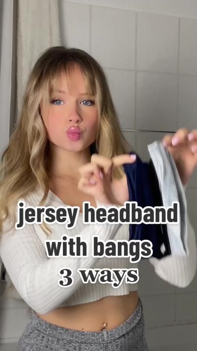 Headband Bangs Hairstyles, Headband Hairstyles Bangs, Jersey Headband Hairstyles, Headband And Bangs, Headband Hairstyles With Bangs, Headbands With Bangs, Bangs And Headband, Bangs With Headband, Thick Headband Hairstyles