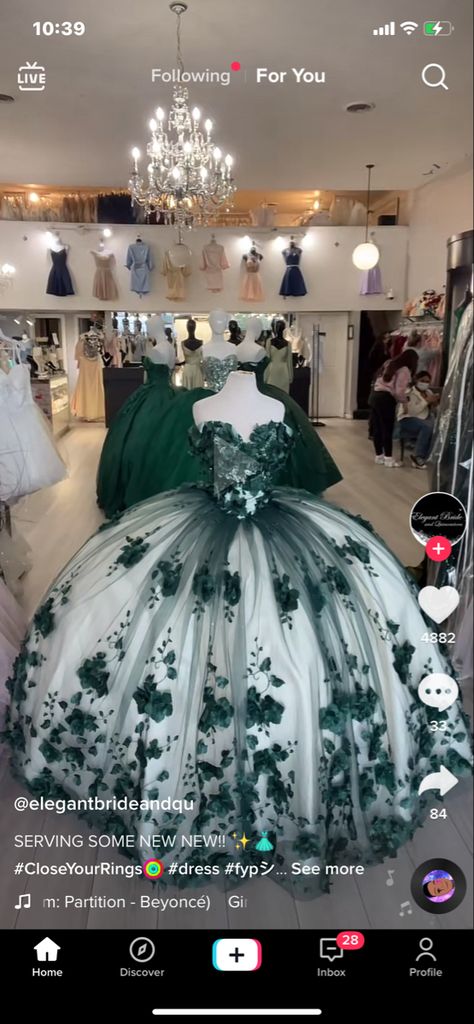 15 Emerald Green Dress, Emerald Green And White Quince Dress, White And Emerald Green Quinceanera Dresses, Emerald Green Quince Dress Charro, Emerald With Gold Quinceanera Dress, Gold And Green Quinceanera Dress, White And Green Quinceanera Dresses, Forest Theme Quinceanera Dress, Jade Green Quinceanera Theme