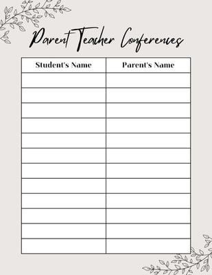 Teacher resource. Parent Teacher conference printout. Project Planner Template, Parent Teacher Conference, Project Timeline Template, Marketing Calendar Template, Timesheet Template, Project Tracker, Gantt Chart Templates, Outlook Calendar, Notes Project