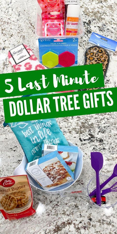 5 Last Minute Dollar Tree Gift Ideas! These are simple, last minute Dollar Tree Christmas Gift Ideas for Friends, Neighbors, Friends, and more! These are simple gift ideas that you can make last minute that are super cute! Also a cute hostess gift idea! #passion4savings #gift #ideas #hostess #christmas #gift #ideas #neighbors Easy Gift Basket Ideas, Dollar Tree Christmas Gift Ideas, Dollar Tree Gift Ideas, Tree Gift Ideas, Christmas Gift Ideas For Friends, Easy Gift Baskets, Simple Gift Ideas, Bucket Gifts, Dollar Tree Gifts