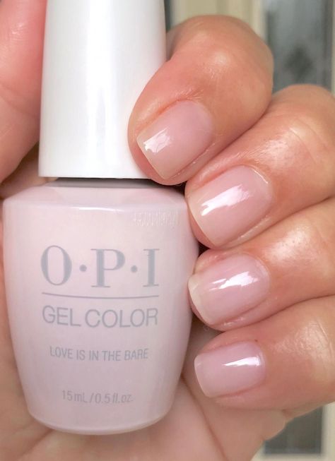 Bare Nails, Nail Shades, Opi Gel Nails, Milky Nails, Finger Nail Art, Easy Nails, Opi Nail Polish, Neutral Nails, Opi Nails