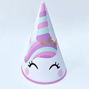 Unicorn Party Hats, Unicorn Bunting, Party Hat Template, Minnie Mouse Printables, Rainbow Unicorn Party, Unicorn Hat, Unicorn Birthday Cake, Unicorn Printables, Unicorn Party Decorations