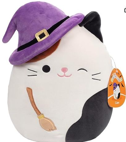 Cat With Witch Hat, Halloween Plush, Pillow Pals, Cute Squishies, Stuffed Animal Cat, Witch Cat, Teddy Bear Stuffed Animal, Cute Stuffed Animals, Cute Plush