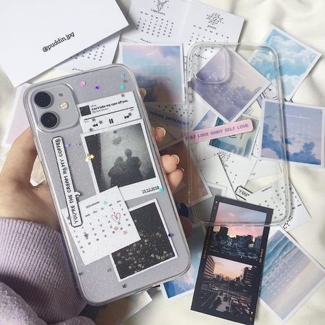 Visit the link to check out more DIY Aesthetic clear phone case ideas and inspirations Carcase Iphone, Imagenes Aesthetic, Phone Case Diy Paint, Kpop Phone Cases, Diy Phone Case Design, Vintage Phone Case, Purple Quotes, Diy Case, Diy Iphone Case