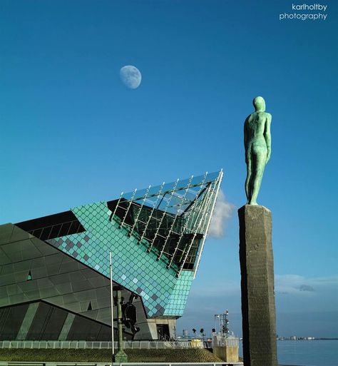 The Watcher statue and The Deep, Kingston upon Hull, East Yorkshire, England Yorkshire City, Hull England, The Watcher, Kingston Upon Hull, Photograph Video, Hull City, East Yorkshire, Uk City, Yorkshire England