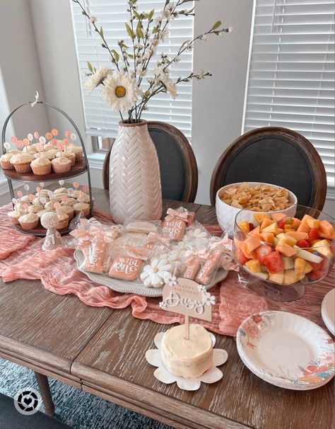 Daisy Themed 1st Birthday Party 🌼🌸 Follow my shop @KelseyDefebaugh on the @shop.LTK app to shop this post and get my exclusive app-only content! #liketkit #LTKkids #LTKfamily #LTKparties @shop.ltk https://liketk.it/4mKgV Present Table Ideas Birthdays, Daisy Party Theme 1st Birthdays, Dessert Table Birthday, Birthday High Chair, Daisy Birthday, Wild Birthday Party, Themed 1st Birthday, Birthday Party Snacks, Daisy Party