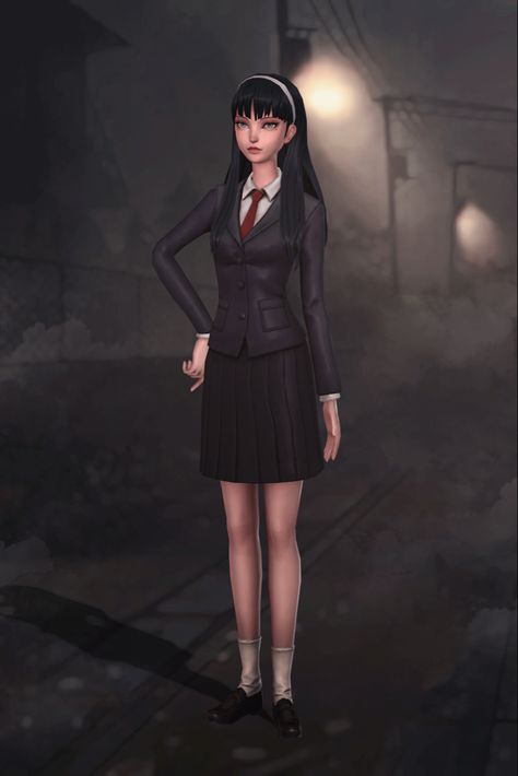 Tomie Costume, Tomie Outfit, Kawakami Tomie, Tomie Junji Ito, Favorite Aesthetic, Combat Clothes, Outfit Modest, Girl Drama, Body Outfit