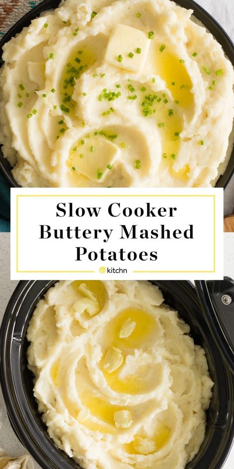 Garlic Butter Mashed Potatoes, Thanksgiving Mashed Potatoes Recipe, Easy Garlic Butter, Buttery Potatoes, Simple Sides, Butter Mashed Potatoes, Buttery Mashed Potatoes, Recipe Slow Cooker, Easy Mashed Potatoes