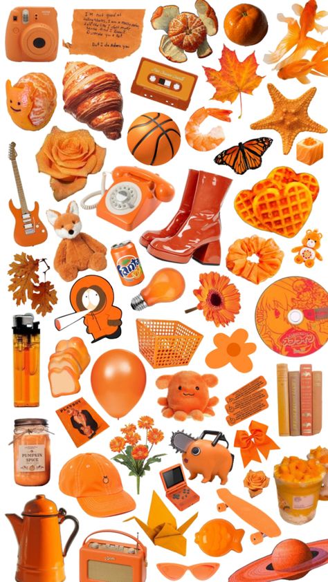 Collage, Orange