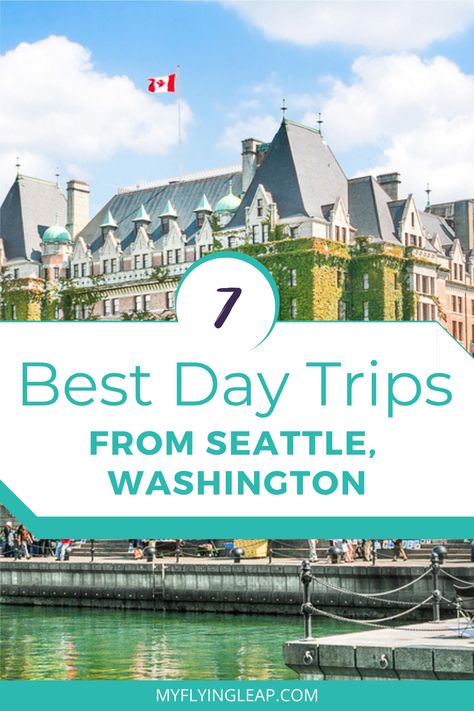 Traveling to Washington and need some ideas for the best Seattle day trips? Here are the best ones not to miss! #seattle #seattledaytrips #washington #seattlewashington Must Do In Seattle Washington, Seattle In Spring, Seattle In March, Seattle Day Trips, Seattle Christmas, Day Trips From Seattle, Seattle Vacation, Visit Seattle, Seattle Travel