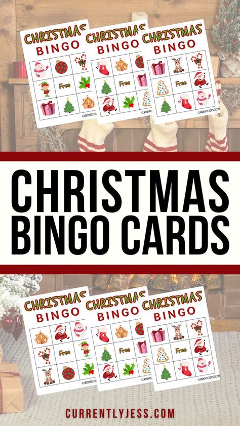 Get ready for a memorable Christmas with our FREE printable Christmas Bingo for kids PDF! A fun and educational activity perfect for family gatherings. Download your free bingo cards now and enjoy quality time together. #ChristmasGames #PrintableBingo #FamilyFun #FreePrintables #ClassroomParties Christmas Bingo For Kids, Bingo Printable Free, Bingo Free Printable, Printable Christmas Bingo Cards, Christmas Bingo Printable, Christmas Bingo Cards, Free Bingo Cards, Bingo For Kids, Christmas Bingo