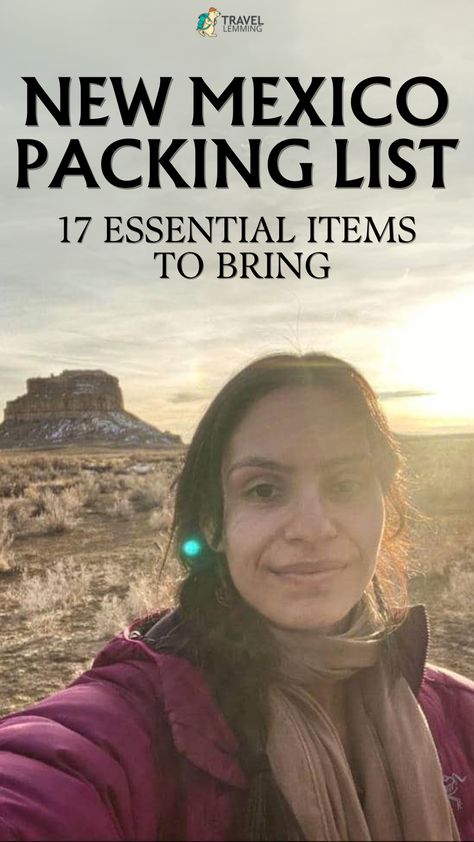 Don't visit New Mexico without this ultimate packing list. Covers clothing for various weather, outdoor gear & exactly what to bring. What To Pack For Santa Fe New Mexico, Santa Fe New Mexico Fashion, New Mexico Fall Outfit, What To Wear In New Mexico, New Mexico Travel Outfits, Outfits For Santa Fe Nm, New Mexico Packing List, Santa Fe Packing List, Santa Fe New Mexico Outfits