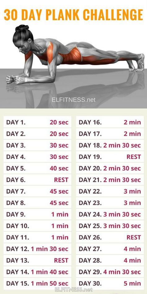 Тренировка 30 Day Plank, Motivasi Diet, 30 Day Plank Challenge, Bolesti Chrbta, Gym Antrenmanları, Plank Challenge, Fitness Routines, Trening Fitness, Plank Workout