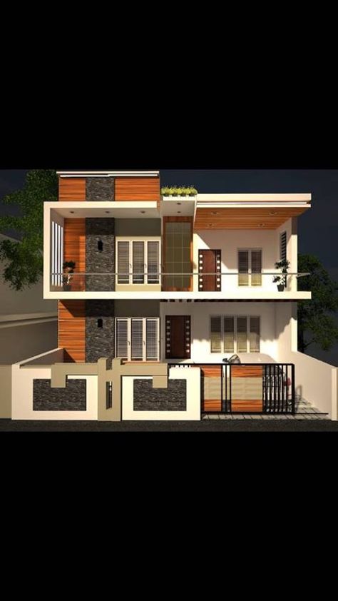 Best 3 bhk Home Design for 30 feet by 40 plot 40 Feet Front Elevation Modern, 30 Feet Front Elevation Modern, 3bhk House Design, Punjab House, Modern Elevation, Three Story House, Little House Plans, Small House Elevation, Affordable House Plans