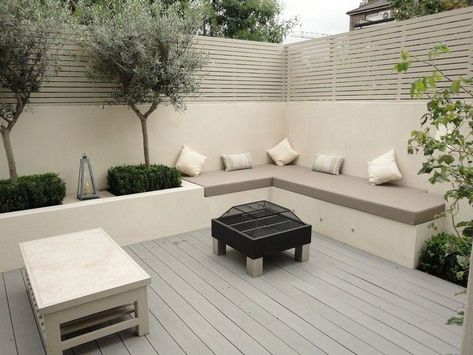 Moderne Have, Garden Seating Area, Backyard Seating, Budget Garden, Contemporary Garden, Garden Seating, Small Garden Design, Roof Garden, Courtyard Garden