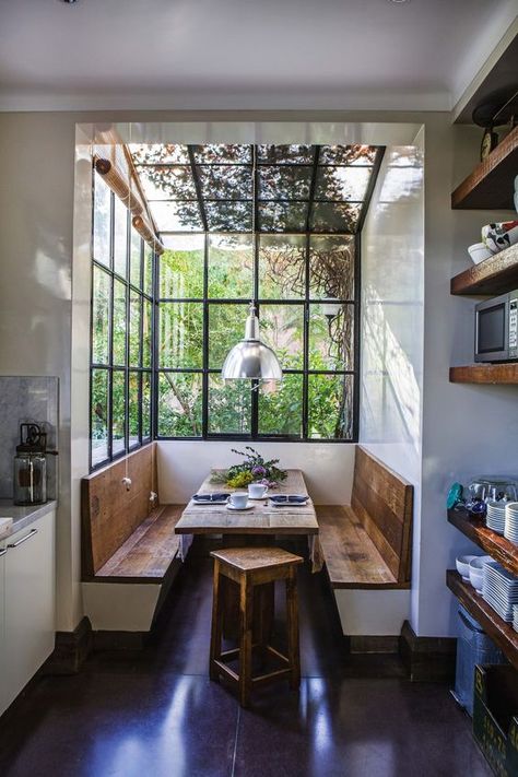 Breakfast Nook Farmhouse Dining Room Set, Rustic Farmhouse Dining Room, Interior Design Per La Casa, Wood Interior, Dining Nook, Farmhouse Dining Room, Design Del Prodotto, Farmhouse Dining, Design Case