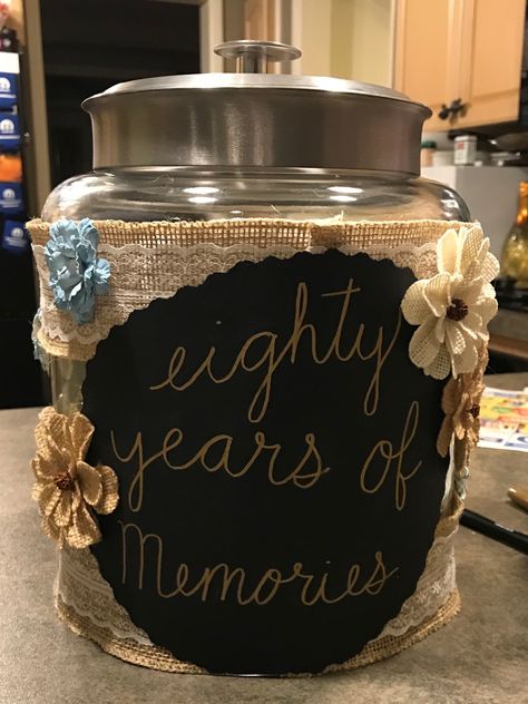 Man's 80th Birthday Party Ideas, Centerpieces 80th Birthday Party, 80 Surprise Birthday Party, Grandmas 80th Birthday Party, 84th Birthday Party Ideas For Grandma, 90th Birthday Themes For Women, 100th Birthday Centerpiece Ideas, 85 Birthday Party Ideas Decoration, Grandma Party Theme