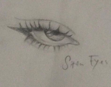 Easy Drawings Nose, Siren Eyes Drawing Anime, Small Eyes Drawing Easy, Sassy Eyes Drawing, Annoyed Eyes Drawing, How To Draw Siren Eyes Step By Step, Mermaid Eyes Drawing, How To Draw Bottom Eyelashes, Drawing Siren Eyes