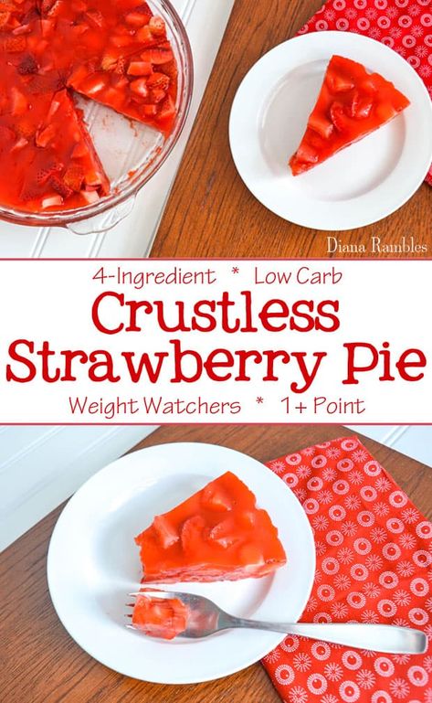 Keto Strawberry Pie Recipes, Desserts Strawberry, Slab Pies, Simmering Pot, Weight Watcher Desserts, Strawberry Pie Recipe, Healty Dinner, Weight Watchers Recipes Desserts, Simple Sugar