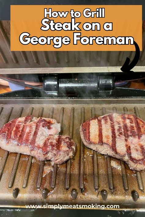 Make restaurant-quality steaks at home with your George Foreman grill. This guide covers everything from ribeye and NY strip to sirloin and flank. Get the best results for a perfect medium rare steak every time. Click to see the recipe for grilling steak on George Foreman. Steak Indoors, George Foreman Recipes, Grilling Steak, Grilling The Perfect Steak, George Foreman Grill, Homemade Baked Beans, The Perfect Steak, Tenderloin Steak, Grilled Halloumi