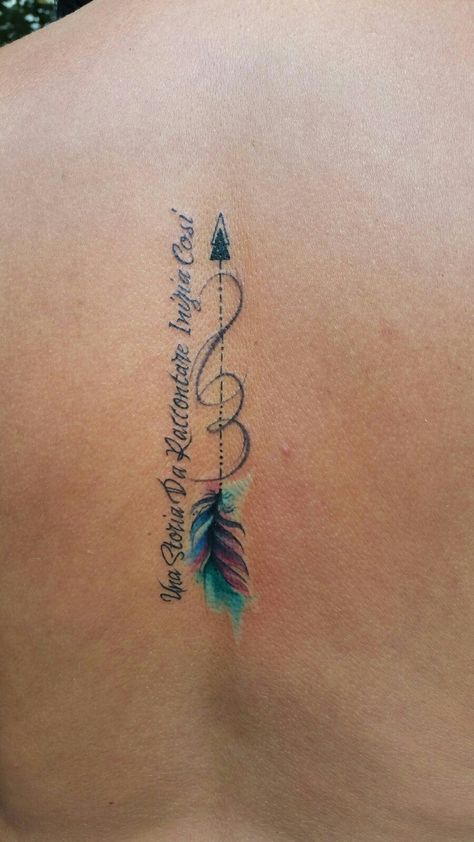 Arrow tattoo Arrow Tat, Tattoo Arrow, Dragon Tattoo For Women, Arrow Tattoo, Arrow Tattoos, Feather Tattoo, Feather Tattoos, Tattoos For Daughters, Trendy Tattoos