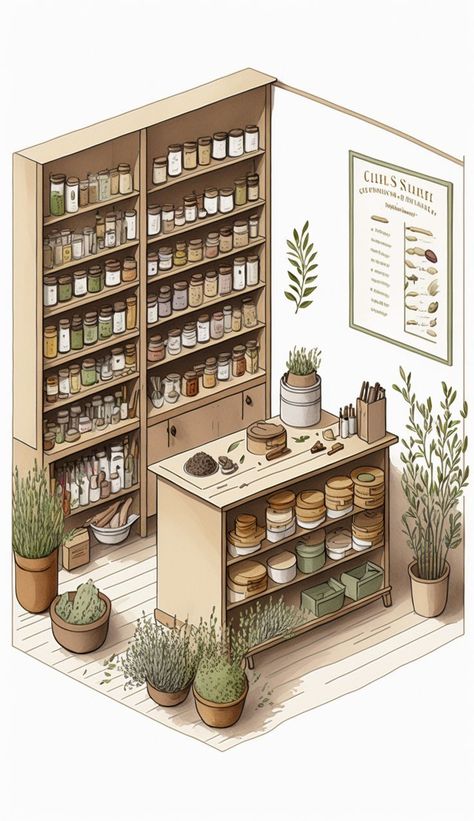 Magasin d'herboristerie editdesign #graphicdesignweek #logoolshop🍰 Ideas For Boutique, Logo Design Unique, Herbal Shop, Apothecary Decor, Herbal Store, Herb Shop, Boutique Logo Design, Clinic Design, Market Stalls