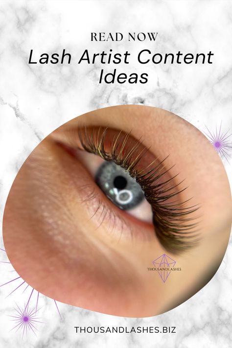 LASH ARTIST CONTENT IDEAS You've just started a lash business and are already wondering where the content ideas will come from. How do you market yourself as a lash artist? How do I promote my lash Tech? What should I post on my lash page? How do you keep your brand relevant without making it seem like all you care about is your bank account? Lash Business Post Ideas, Eyelash Extension Content Ideas, Lash Post Ideas, Lash Business Ideas, Lash Business Content Ideas, Lash Artist Content Ideas, Lash Tech Content Ideas, Content Ideas For Lash Techs, Lash Content Ideas For Instagram