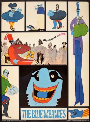 Yellow Submarine Movie, Heinz Edelmann, Yellow Submarine Art, Poster Yellow, Beatles Cartoon, Beatles Poster, Beatles Music, John Lennon Beatles, Beatles Art