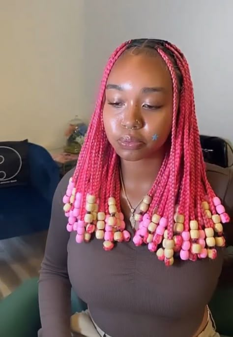 Black Women Weave Hairstyles, Super Cute Hairstyles, Cotton Candy Hair, Candy Hair, Bubble Braids, Cute Braided Hairstyles, Cute Box Braids Hairstyles, Kawaii Hairstyles, Micro Braids