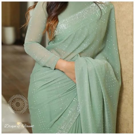 Order DHK 1154 Georgette Saree * @Rs 1250 * on Whatsapp 9619659727 ArtistryC.in Sarees For Graduation, Sarees For Graduation Day, New Saree Style, New Saree, Wedding Lehenga Designs, Saree Style, Fancy Sarees Party Wear, Saree Gown, Indian Dresses Traditional