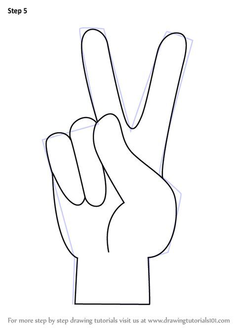 Learn How to Draw Peace Sign Hand (Symbols) Step by Step : Drawing Tutorials Easy Symbols To Draw, Easy Trippy Things To Draw Step By Step, 60s Classroom, Peace Hand Drawing, Hippie Drawings Easy, Peace Sign Drawing, Drawing Anime Hands, Peace Drawing, Peace Sign Hand