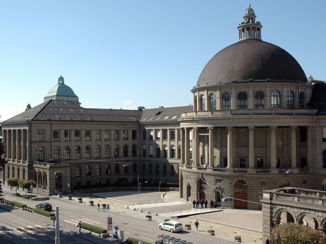 ETH Zürich Eth Zurich University, Gottfried Semper, Eth Zurich, Dream Studies, Best Universities, Best University, Zurich Switzerland, University Campus, Colleges And Universities