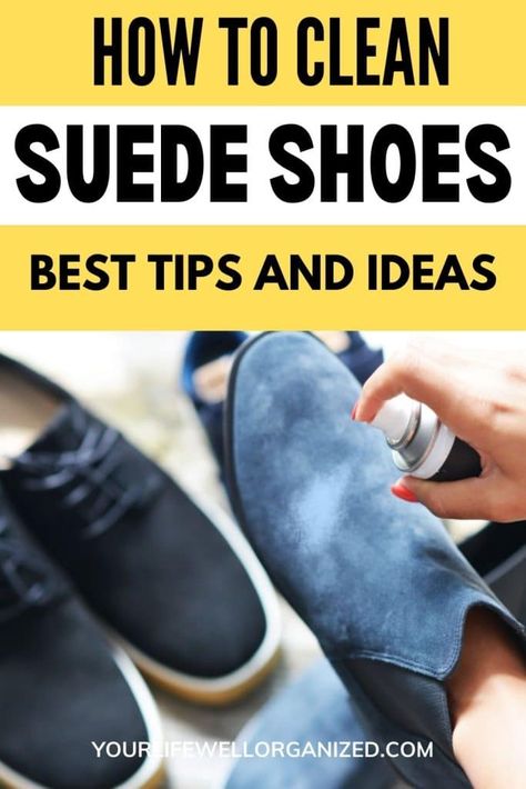 Nothing beats suede's buttery-soft texture, but how do you keep this luxury material in the best condition? Here's how to clean suede shoes correctly to keep those favorite boots or heels in mint shape. How To Clean Boots Suede, Suede Shoe Brush, Suede Cleaner Diy, How To Wash Suede Shoes, How To Clean Suede Shoes Diy, How To Clean Suede Sneakers, How To Clean Suede Boots, How To Clean Suede Shoes, Suede Shoes Cleaning