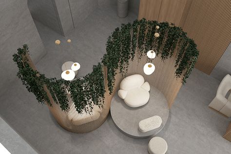 Conceptual design of a manicure and pedicure salon :: Behance Essential Oil Massage, Salon Interior Design Ideas, Beauty Salon Interior Design, Spa Interior Design, Classy Living Room, Nail Salon Decor, Spa Interior, Beauty Salon Design, Aromatherapy Massage