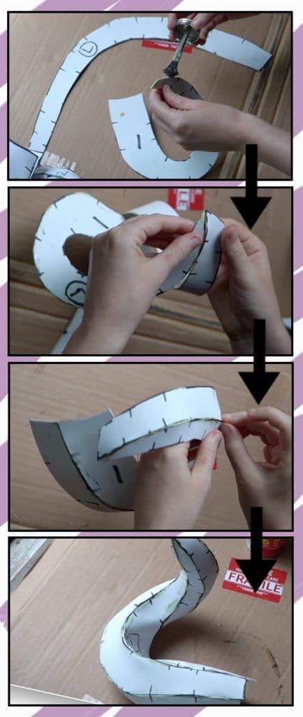 Cosplay Horns Diy Tutorial, Diy Tiefling Horns, Cosplay Horns Pattern, Cosplay Staff Diy, Tiefling Cosplay Diy, Diy Dragon Horns, Saytr Cosplay Diy, Dnd Cosplay Diy, Cosplay Horns Diy