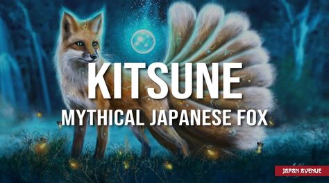 The Kitsune is a magical fox from Japanese mythology and very popular in Japan. Learn more about the meaning and legend of this yokai in this article! Japanese Creatures, Farewell Poems, Pokemon Ninetales, Japanese Fox, Japanese Animals, Kitsune Mask, Japanese Mythology, Fox Spirit, Japanese Folklore