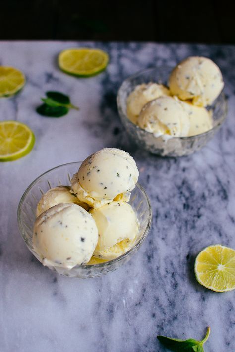 mojito ice cream — the farmer's daughter | let's bake something Boozy Ice Cream, Ice Cream Videos, Best Friend's Birthday, Trim Healthy Recipes, Green Tea Ice Cream, Bake Something, Free Reign, Ice Cream Maker Recipes, Expect The Unexpected