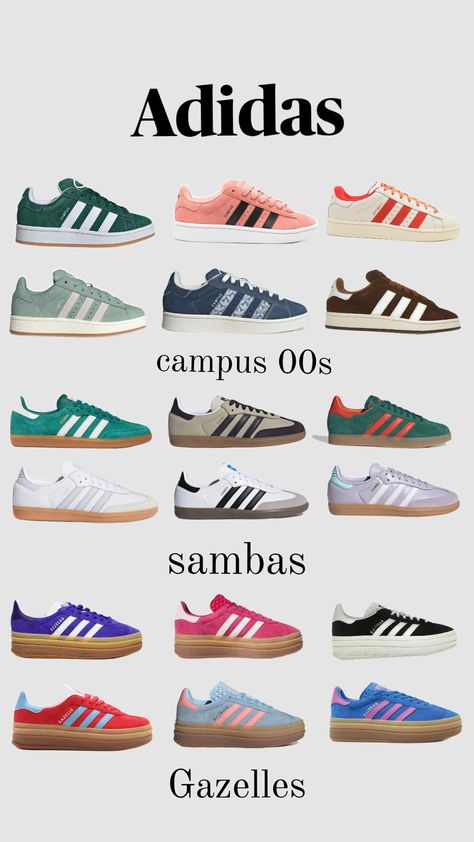 Adidas #sambas #campus00s #Gazelles #wishlist #cute #fyp #backtoschool #ootd #trendy #aesthetic Dream Christmas, Samba Shoes, Adidas Sambas, Shoe Wishlist, Cute Nike Shoes, Street Shoes, Trendy Aesthetic, Adidas Campus, Shoe Inspo