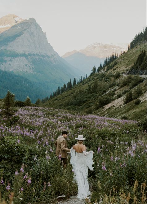 Glacier Wedding, Glacier National Park Elopement, Montana Wedding, National Park Wedding, Future Wedding Plans, Mountain Elopement, Elopement Locations, Glacier National, Wedding Mood