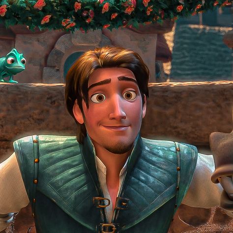 Prince In Rapunzel, Prince In Disney, Finn Ryder Tangled, Rupanzel And Flynn Matching Pfp, Prince Disney Cartoon, Prince From Disney, Flynn Rider Looking At Rapunzel, Rapanzul Prince, Flint Rider Tangled