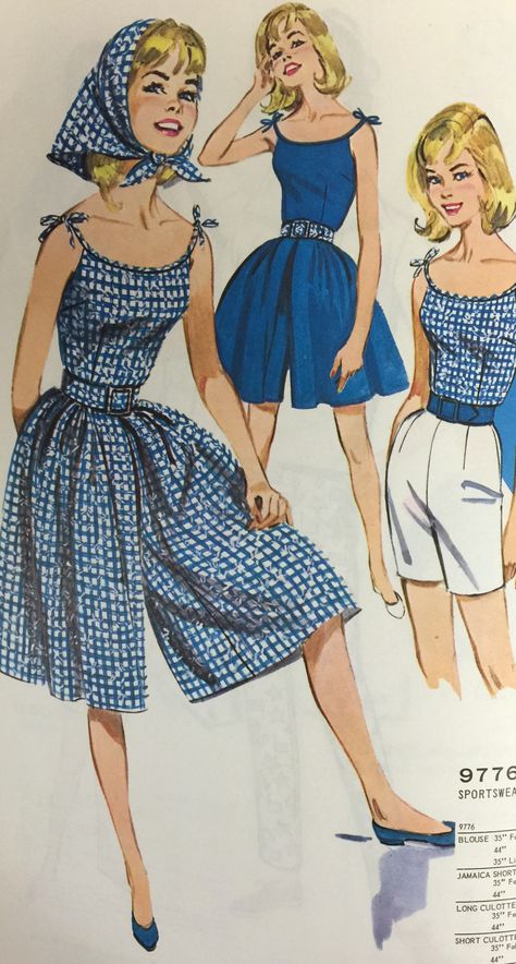 40s Mode, Patron Vintage, Vintage Dress Patterns, Scoop Neck Blouses, Retro Mode, Vestidos Vintage, Mode Inspo, Moda Vintage, 60s Fashion