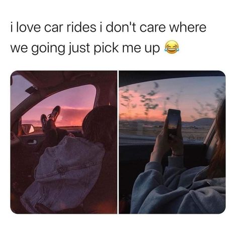 Car Ride Quotes, Aesthetic Car Ride, Ride Quotes, Riding Quotes, Greece Art, Aesthetic Memes, Aesthetic Car, Tumblr Image, Facebook Image