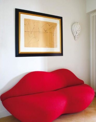 Lips Sofa, Back In 1972, India Mahdavi, South France, France Photos, The South Of France, Best Sofa, French Riviera, Art Furniture