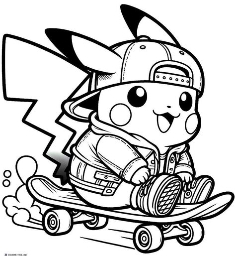 21 Pikachu Coloring Pages (Free Unique Printables) coloringbookmarksforkids #springcoloringpagesforkids #coloringart #prekprintables Pokémon Coloring Pages, Pokemon Colouring, Felix Drawing, Disney Coloring Pages Printables, Pikachu Coloring, Boys Coloring Pages, Chibi Coloring, Pokemon Coloring Sheets, Pikachu Coloring Page