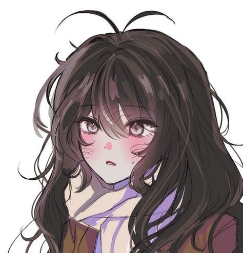 Anime Brunette Pfp, Brown Hair Oc Girl, Brown Hair Icons Anime, Brown Anime Girlies, Brown Haired Girl Pfp, Pfp For Girls With Brown Hair, Brown Haired Anime Woman, Anime Icons Brown Hair, Brown Pfp Icon