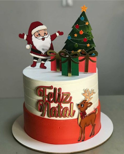 Jesus Birthday Party, Sweet Birthday Cake, Santa Cake, Bachelorette Cake, Christmas Themed Cake, Pumpkin Muffin Recipes, Christmas Cake Designs, Jesus Birthday, Fathers Day Cake