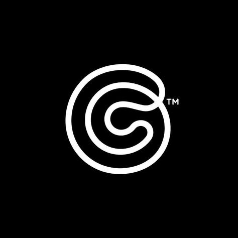 @symbold – C, logo. Via @twotimeselliott Concentric Circles Logo, Band Logo Design, Typo Logo Design, The Letter C, Design Café, Circle Logo Design, Circular Logo, Logo Luxury, Furniture Logo